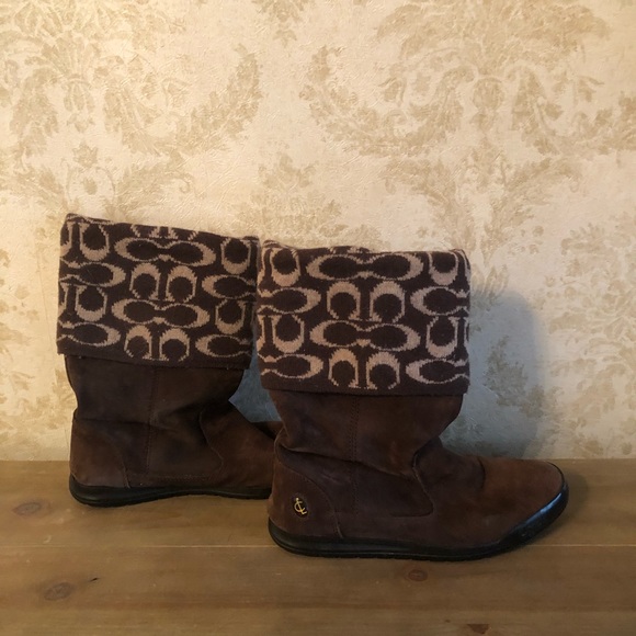 Coach suede boots - Picture 2 of 9